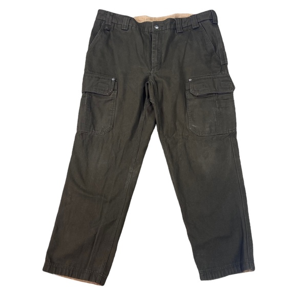 Men’s Duluth Trading thick cargo pants size 40X32 - Picture 1 of 4